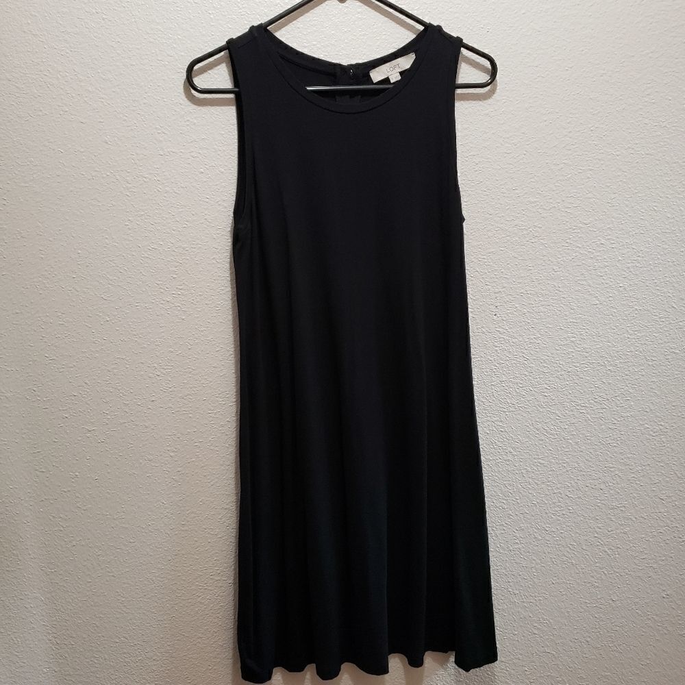 *The Loft black sheath dress S
